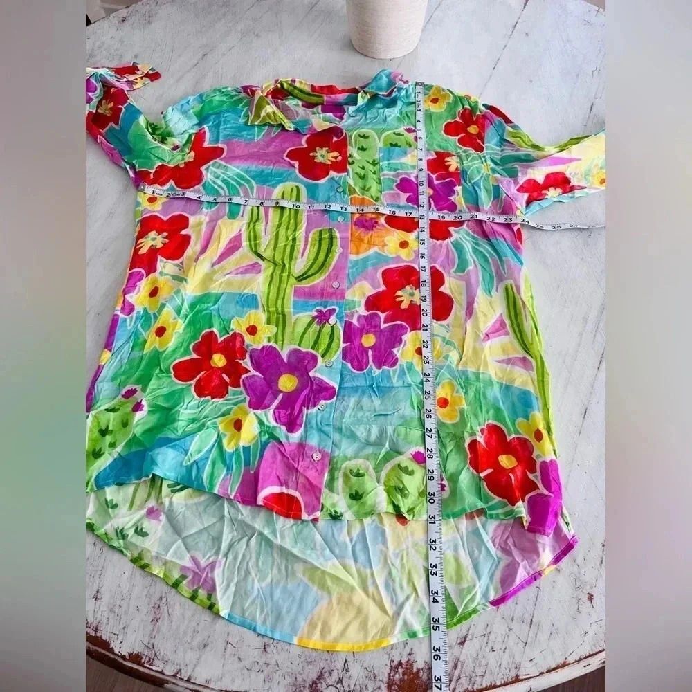 Free People Spell Margi Hour Shirt Dress Size Medium NWOT $199 - Picture 8 of 14